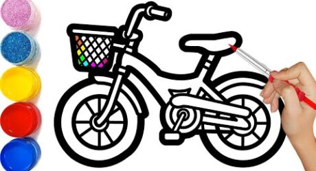 How to Draw Cute Bicycles For Kids?
