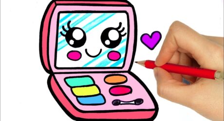 HOW TO DRAW Makeup easy step by step