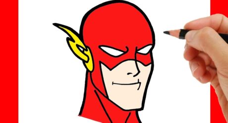 HOW TO DRAW THE FLASH EASY STEP BY STEP