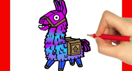 HOW TO DRAW LLAMA FROM FORTNITE