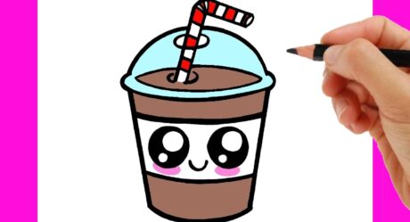 HOW TO DRAW A CUTE MILK SHAKE EASY STEP BY STEP – KAWAII DRAWINGS