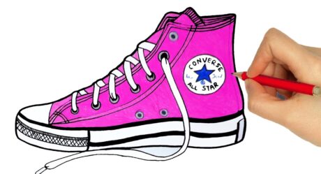 DRAWING ALL STAR | HOW TO DRAW SHOES TUMBLR