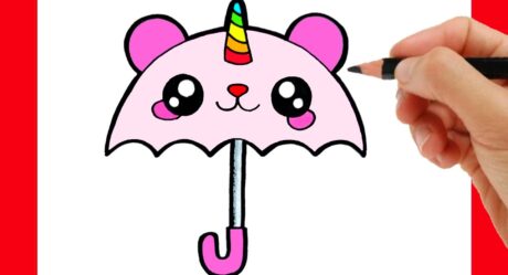 HOW TO DRAW A UMBRELLA EASY STEP BY STEP