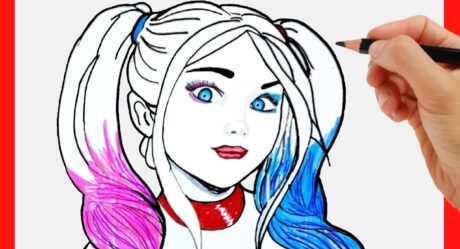 HOW TO DRAW HARLEY QUINN