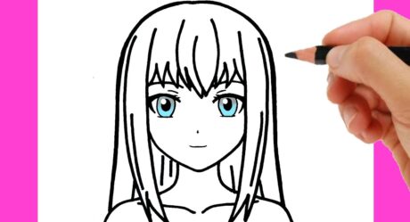 HOW TO DRAW ANIME – HOW TO DRAW A GIRL EASY STEP BY STEP